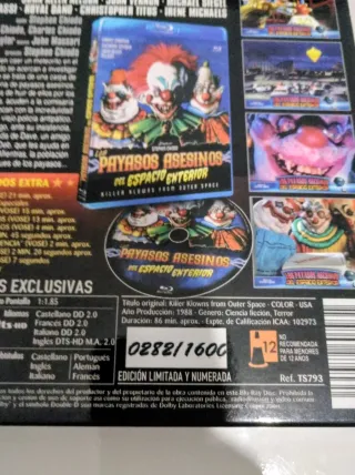 Blu-ray Los Payasos Asesinos del Espacio Exterior