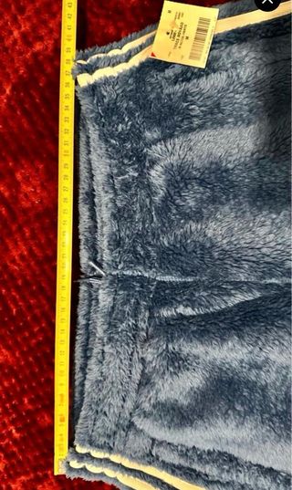 ADIDAS PANTALON CHANDAL FLUFFY FELPA AZUL HOMBRE M