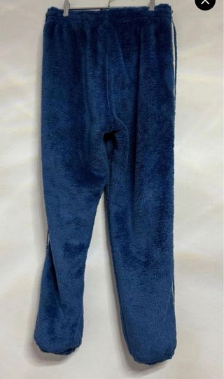 ADIDAS PANTALON CHANDAL FLUFFY FELPA AZUL HOMBRE M