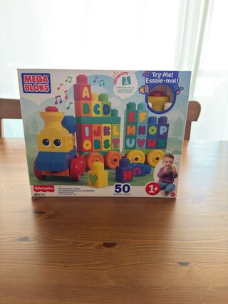 Tren Musical Abecedario Mega Bloks Fisher Price