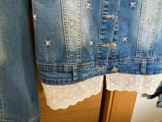 Cazadora vaquera con pedrería