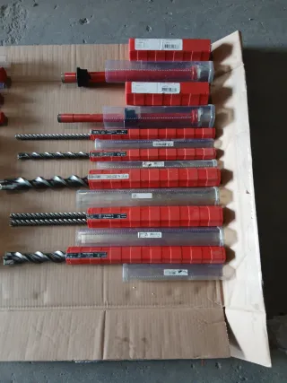 Set Brocas Hilti Nuevas total 16 unidades Sds max