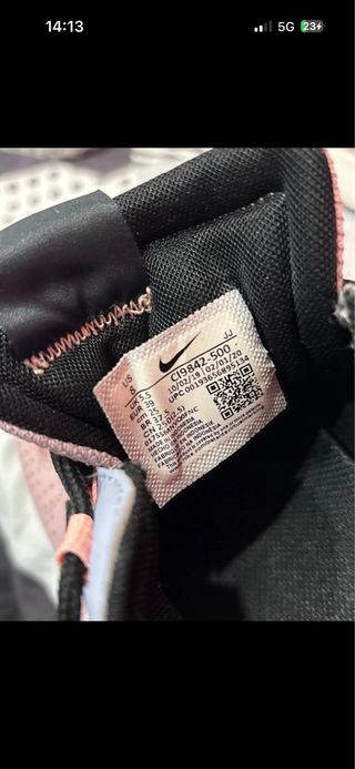 Tenis Nike Rosas y Negros