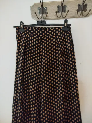 Pantaloni palazzo fantasia geometrica