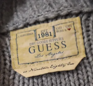 Chaqueta cárdigan Guess Vintage Lana Talla L