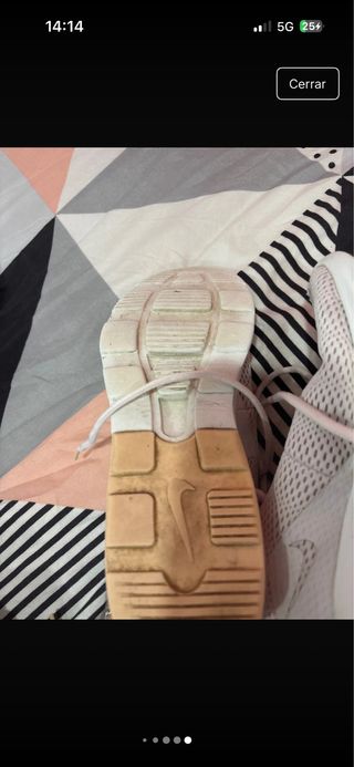 Tenis Nike Blancos y Rosas