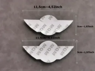 Mini Cooper One Logo Capó y Maletero 11,5x5cm