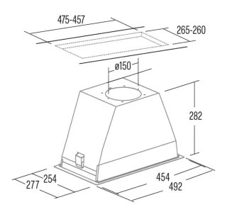 Campana extractora Cata
