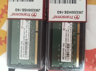 NUEVOS!!! Transcend 32GB(2X16GB) DDR4 SO-DIMM 3200