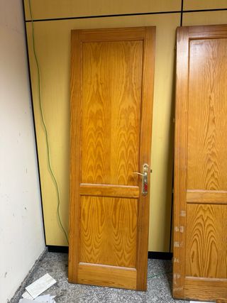 4 Puertas Madera Maciza con Marco