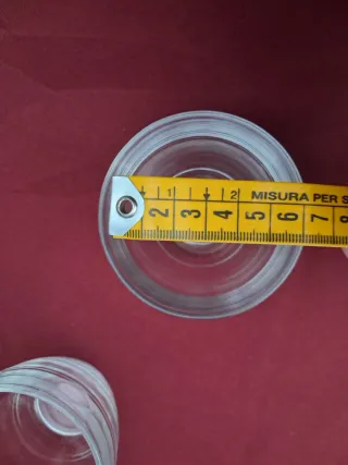 6 Vasos de Vidrio Transparentes