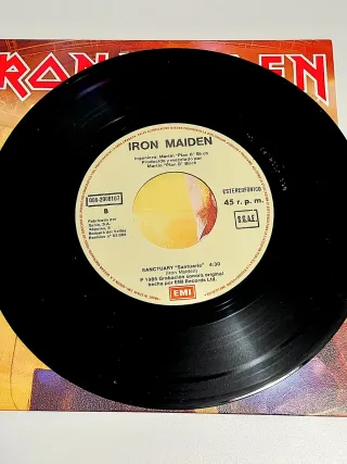 Iron Maiden Vinilo Sencillo Promocional