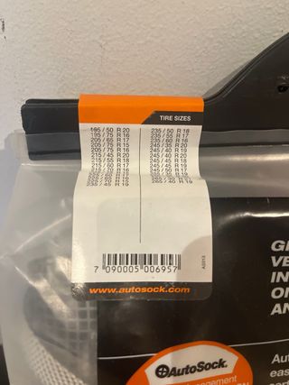 Cadenas Nieve Autosock 695