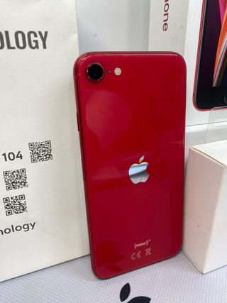 iPhone SE Rojo 128GB Batería 100% GARANTIA