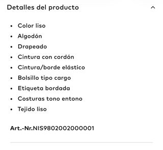 Pantalón Cargo Nike Loose Fit Negro