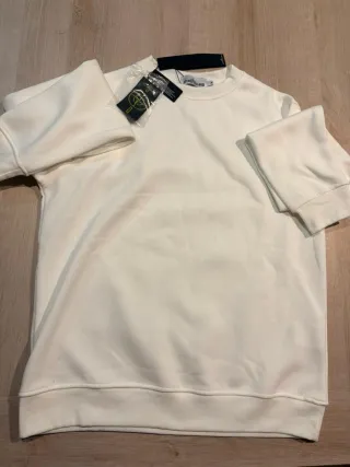 Sudadera Stone Island Blanca Talla M