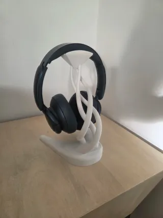 Soporte Minimalista Auriculares Negro/Blanco