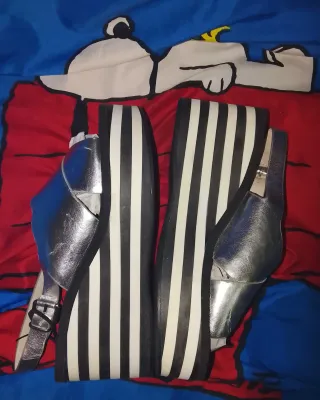 Sandalias Zara Plataforma Talla 37