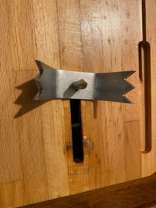 Jamonero de madera y metal