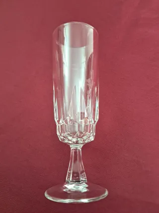 6 Copas de Cava de Cristal