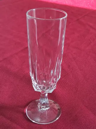 6 Copas de Cava de Cristal