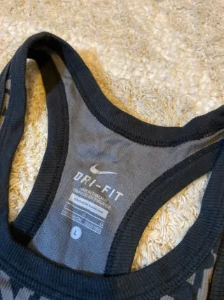 Nike Tirantes Gris/Negro Talla XS