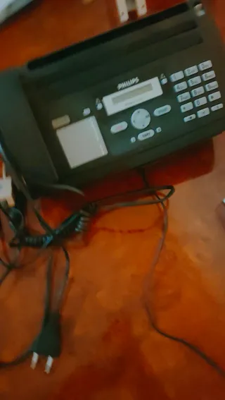 Teléfono Fax Philips Negro/Gris