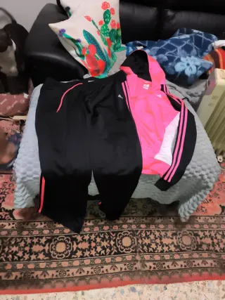 Chándal Adidas Rosa Talla XL