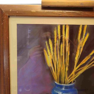 BODEGON CERAS SOBRE PAPEL H. GUTIERREZ