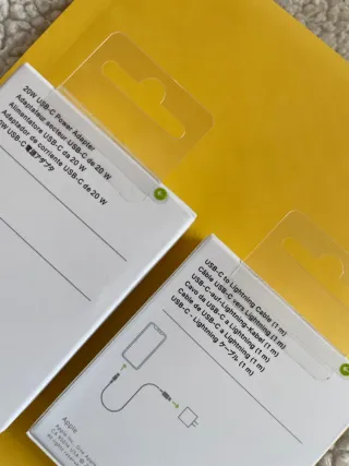 Cargador Lightning Apple Completo iPhone NUEVO