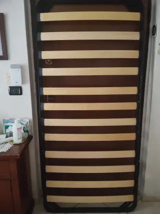 Rete letto singolo doghe legno