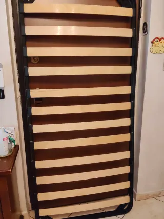 Rete letto singolo doghe legno