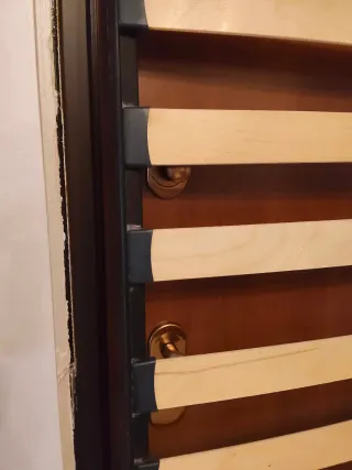 Rete letto singolo doghe legno