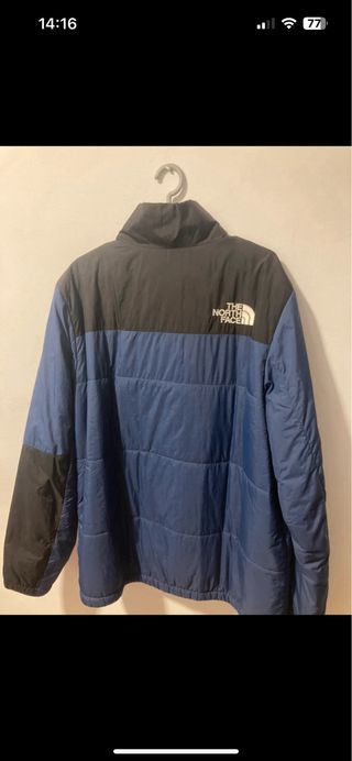Chaqueta The North Face azul y negra Talla L