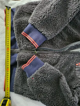 Chaqueta polar Tommy Hilfiger niño gris