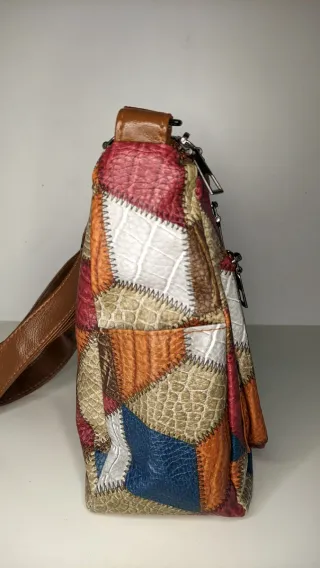 Bolso cruzado de mujer vintage | Piel sintética