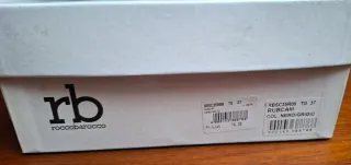 Roccobarocco Scarpe Zeppa Nero/Grigio