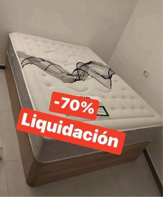 Canapé abatible y colchón