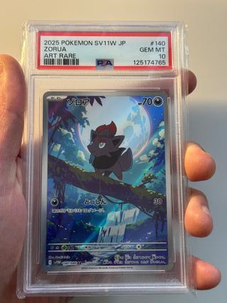 Carta Pokemon PSA 10 - Zorua sv11W 140 AR Japanese