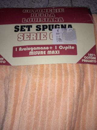 Set Asciugamani Cotone Louisiana