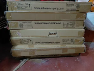 Mueble organizador madera lacada blanca a estrenar