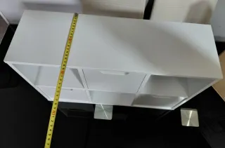 Mueble organizador madera lacada blanca a estrenar