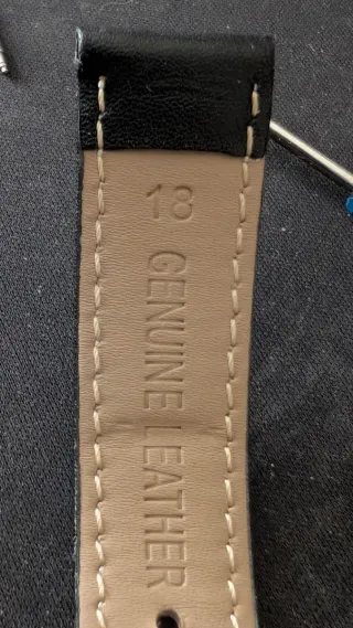 Correa cierre mariposa reloj cuero