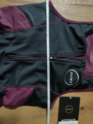 Top Triatlón Mujer Zone3 XS Negro/Morado