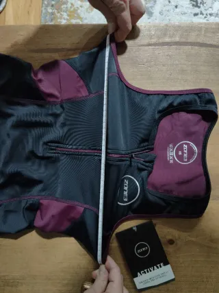 Top Triatlón Mujer Zone3 XS Negro/Morado