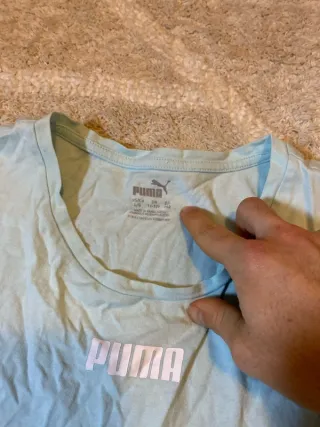 Top Puma tirantes deportivo azul