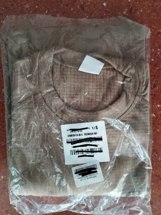 Camiseta Técnica Manga Larga Talla S Marrón