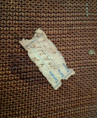 Cuadro antiguo paisaje con figuras