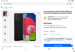 Samsung Galaxy A52s 5G -