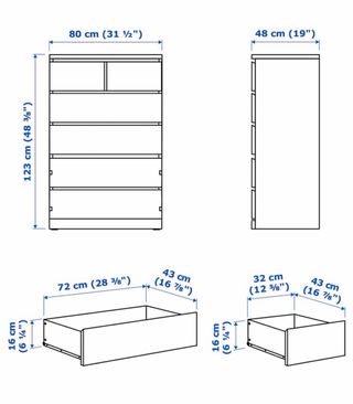 Cómoda cambiador bebé 3 cajones